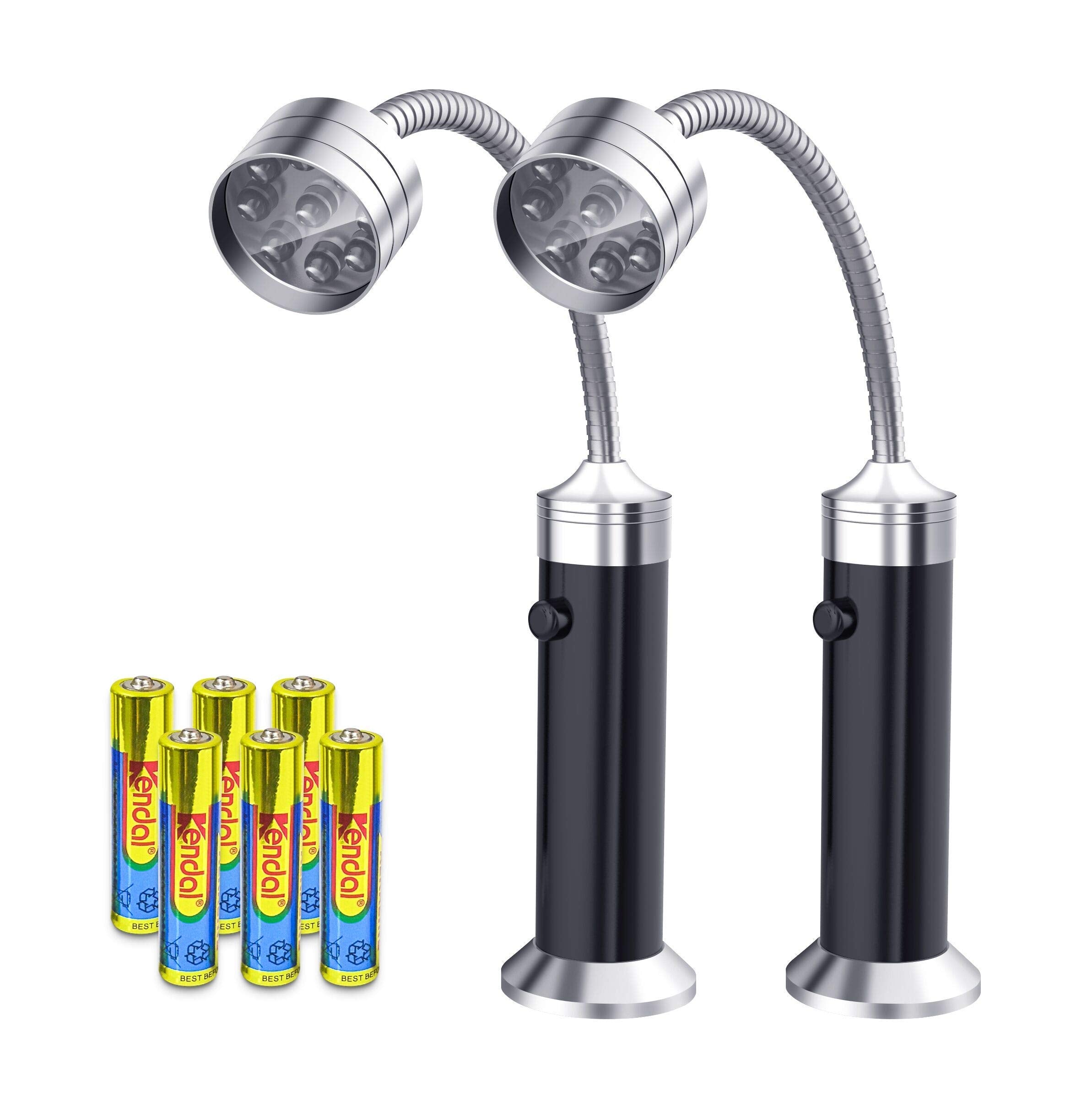 FIREOR barbecue light with magnetic base for secure grill lighting.