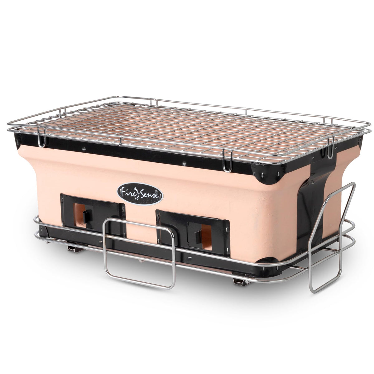 Fire Sense Yakatori internal charcoal grate for even heat and juicier results outdoors.