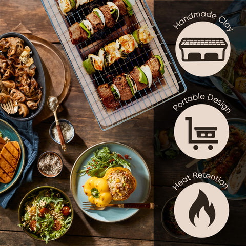 Fire Sense Yakatori tabletop grill for Japanese style table BBQ.