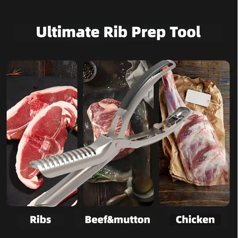 FirFiltr Rib Prep Tool Pro dishwasher-safe design for easy cleanup after BBQ.
