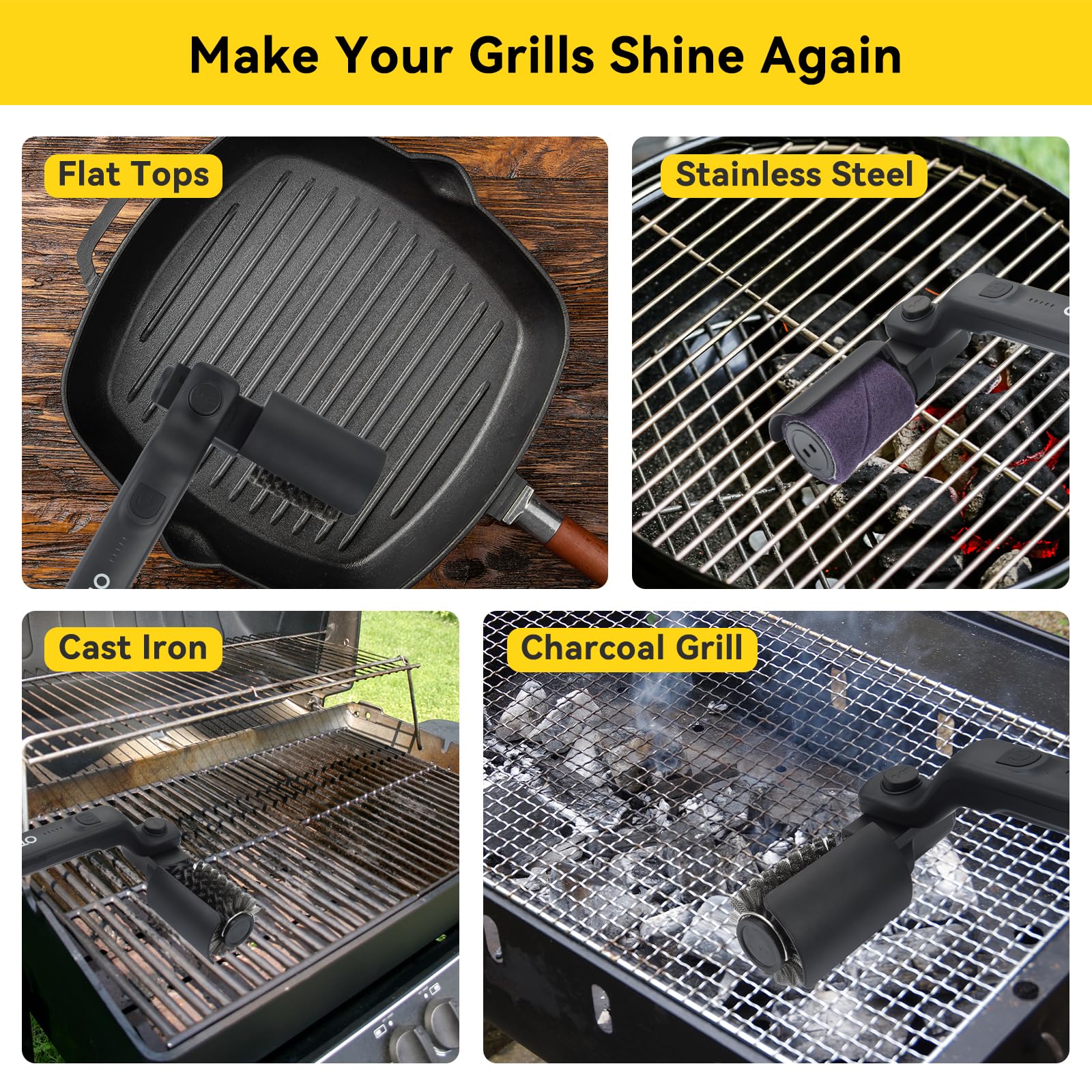 FIRINER brush heads are dishwasher safe for maintenance.