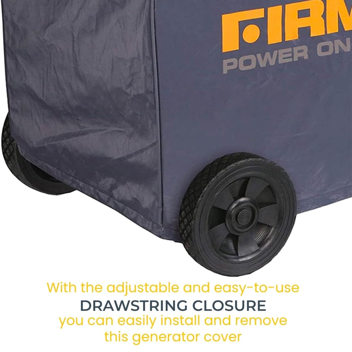 Dust, rain, and UV rays are buffered by the heavy-duty fabric.