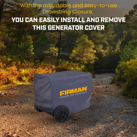 Firman 1009 heavy-duty waterproof vinyl designed for large 5000W+ generators.