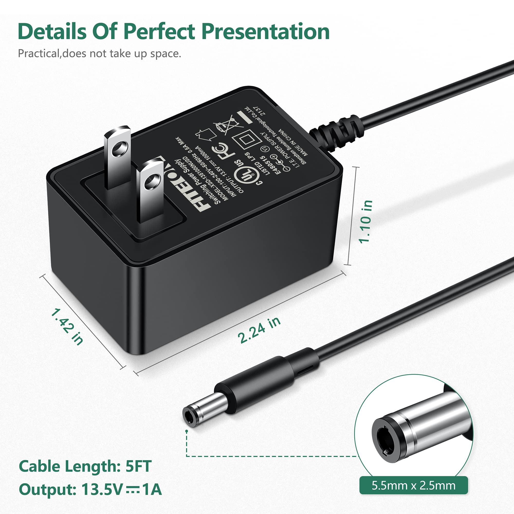 FITE ON charger cord compatible with Firman WH03242 for safe power.
