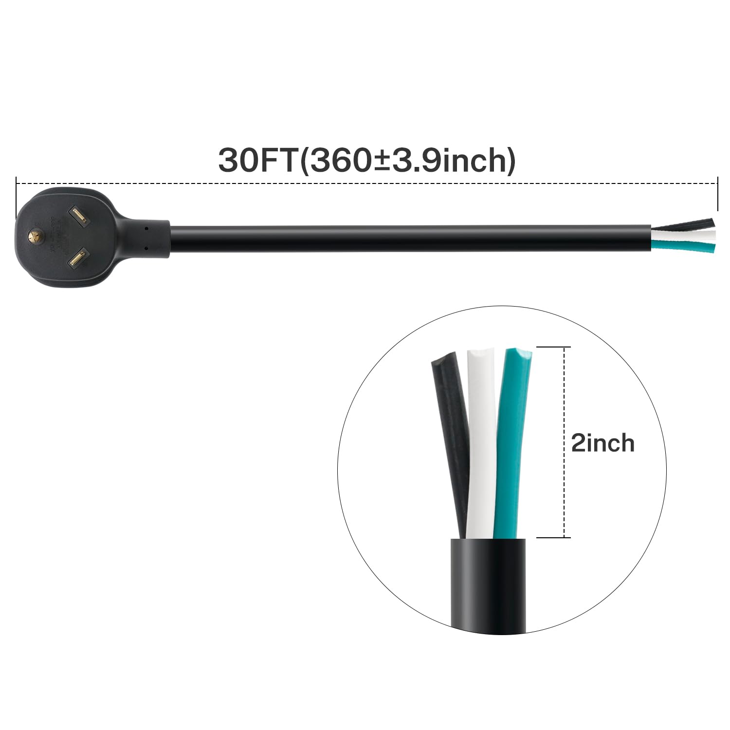 FIRMERST easy-strip-tt30p-30ft cord enables quick repair or replacement