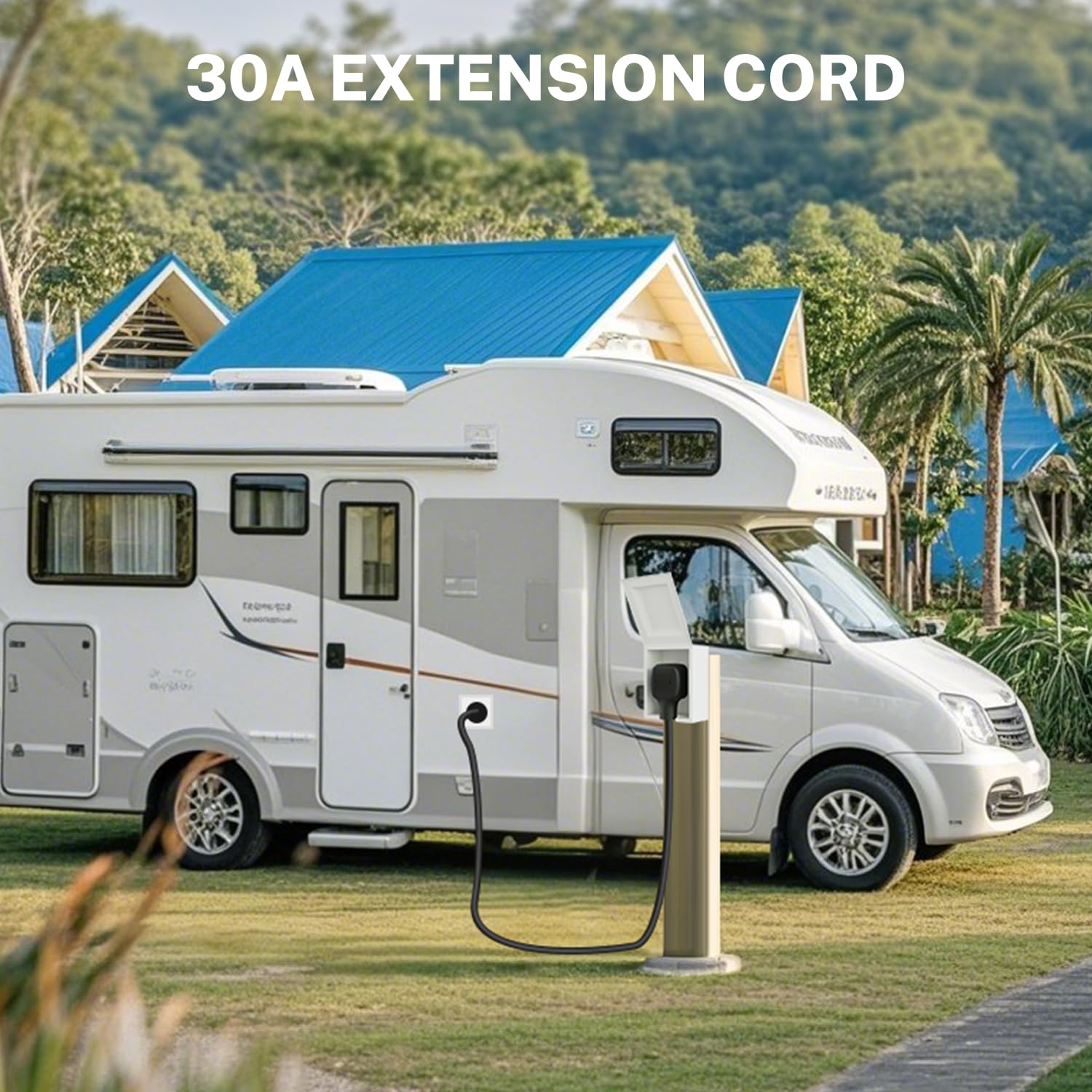 FIRMERST-roj-3-wire-cord shown for rugged, safe outdoor RV power connections