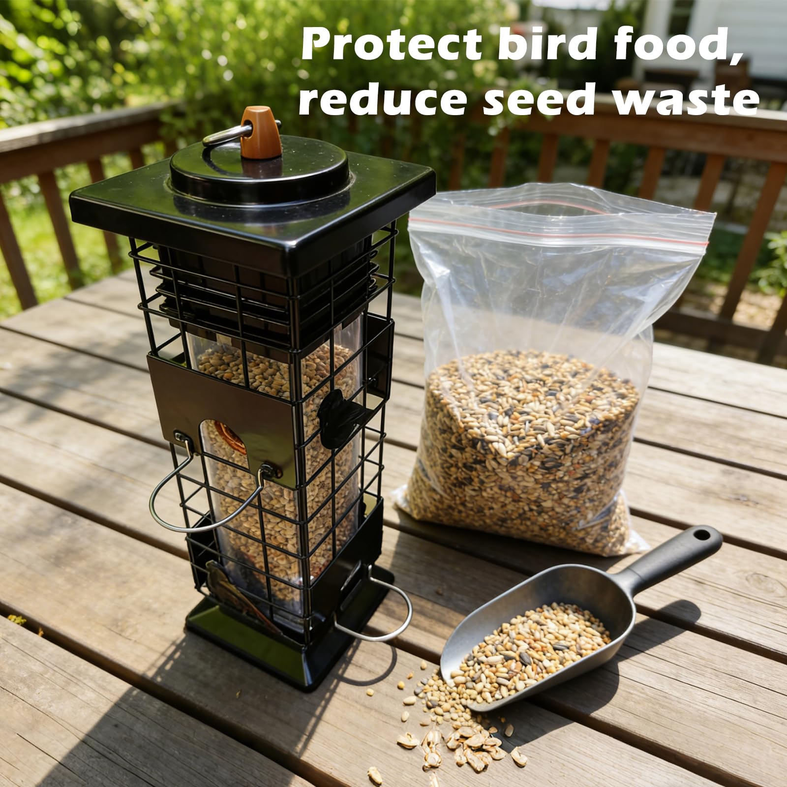 Weather-resistant finish on Firmlly feeder enduring elements