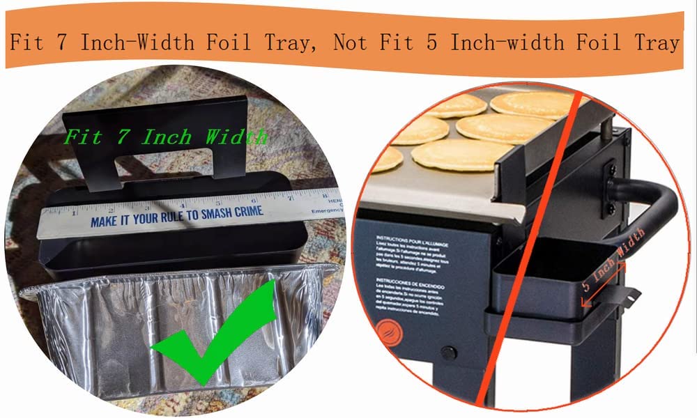 Firsgrill 30-pack foil trays offer convenient replacements.