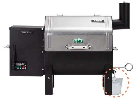 Firsgrill 39inch diameter bucket ready for compact, space-saving setups on portable grills.