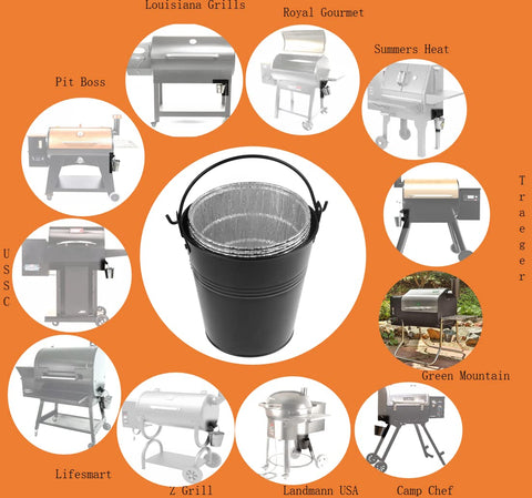Firsgrill liner used as an ice bucket keeps drinks cool at BBQs.