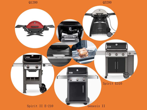 Firsgrill pans stacked for outdoor grilling showing grease catch and convenience