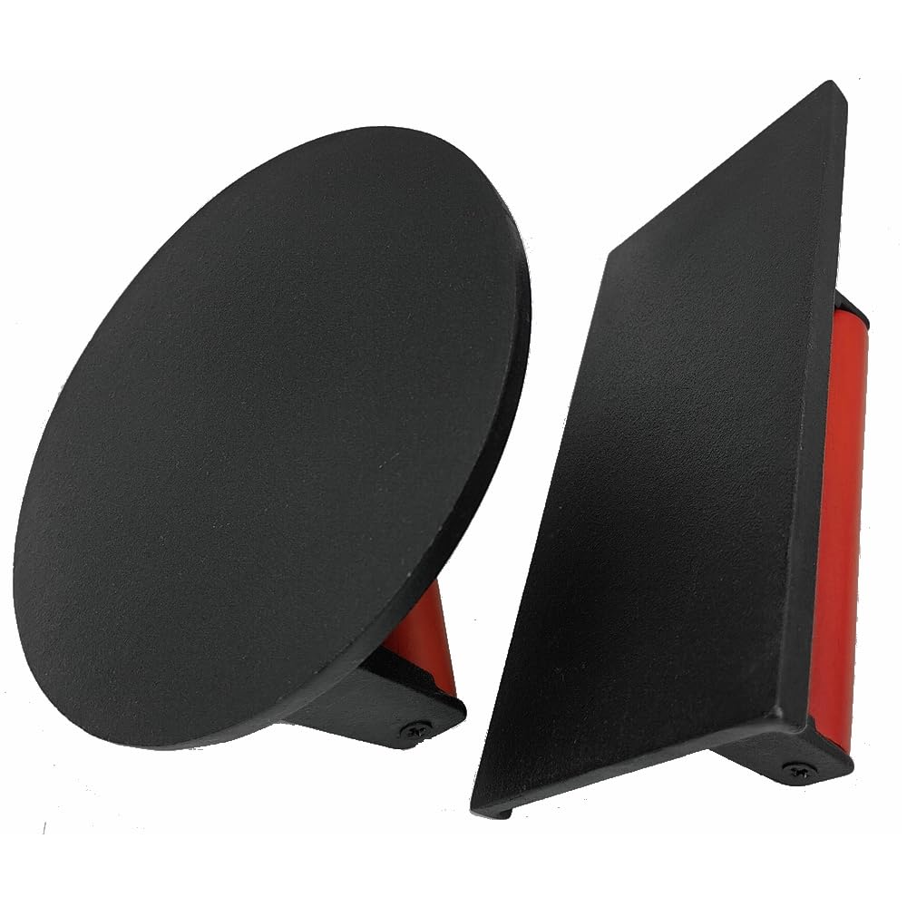 Firsgrill flat-bottom cast-iron press for uniform contact on any surface.