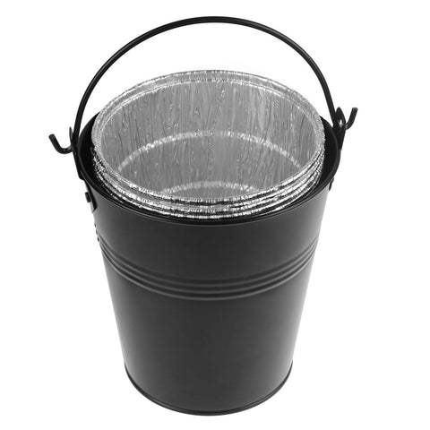 Firsgrill galvanized steel bucket is weather‑resistant and durable.