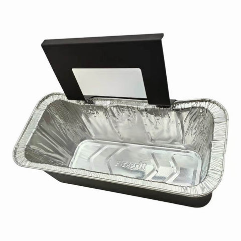 Firsgrill grease cup and foil tray for 22-inch griddle, easy cleanup during busy service