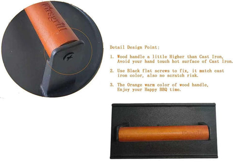 Firsgrill press is a commercial-grade accessory for griddles and grills.