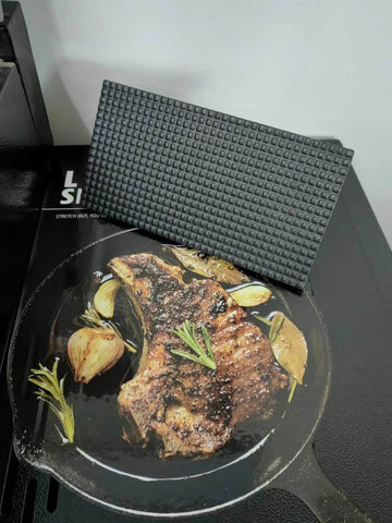Professional chef-grade griddle accessory from Firsgrill improves grilling efficiency