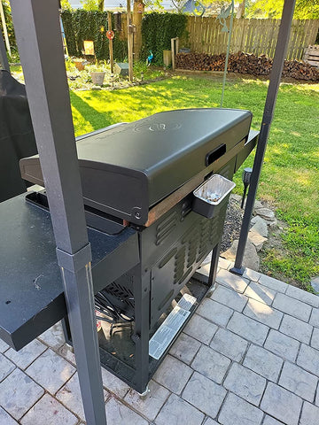 Firsgrill replacement pan keeps your cooking area tidy