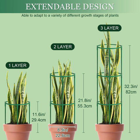 First-zgel stackable plant stake keeps peonies tall and tidy.