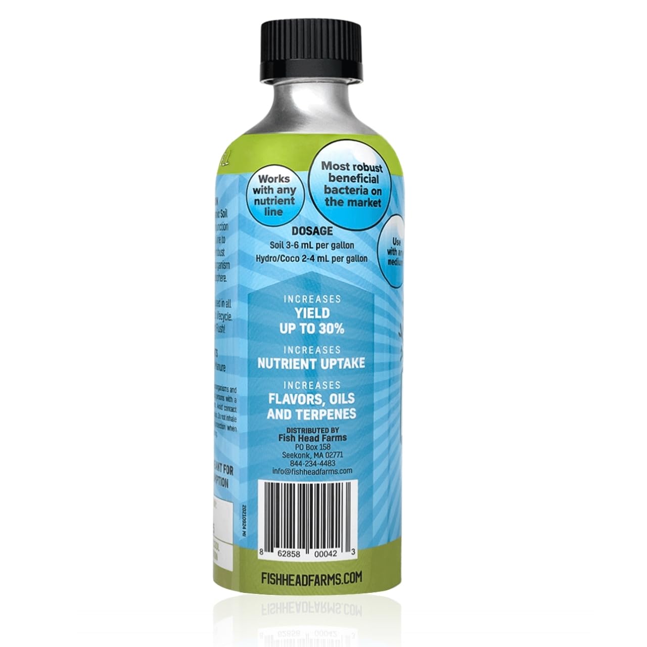 Fish Head Farms Organic Soil Conditioner hydroponics-setup demonstrates compatibility for soilless gardens.