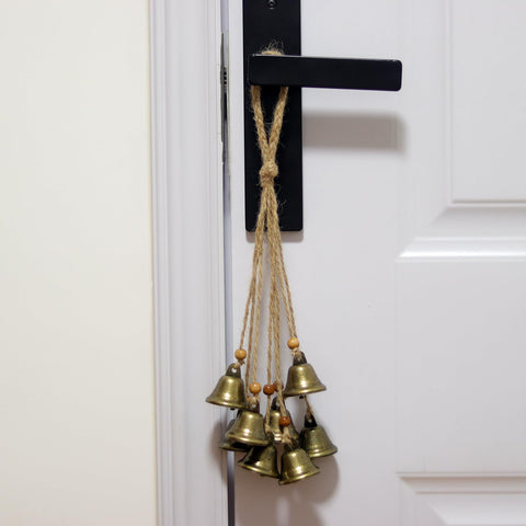 Fishknow antique bronze witch bells add rustic decor and calm ambience