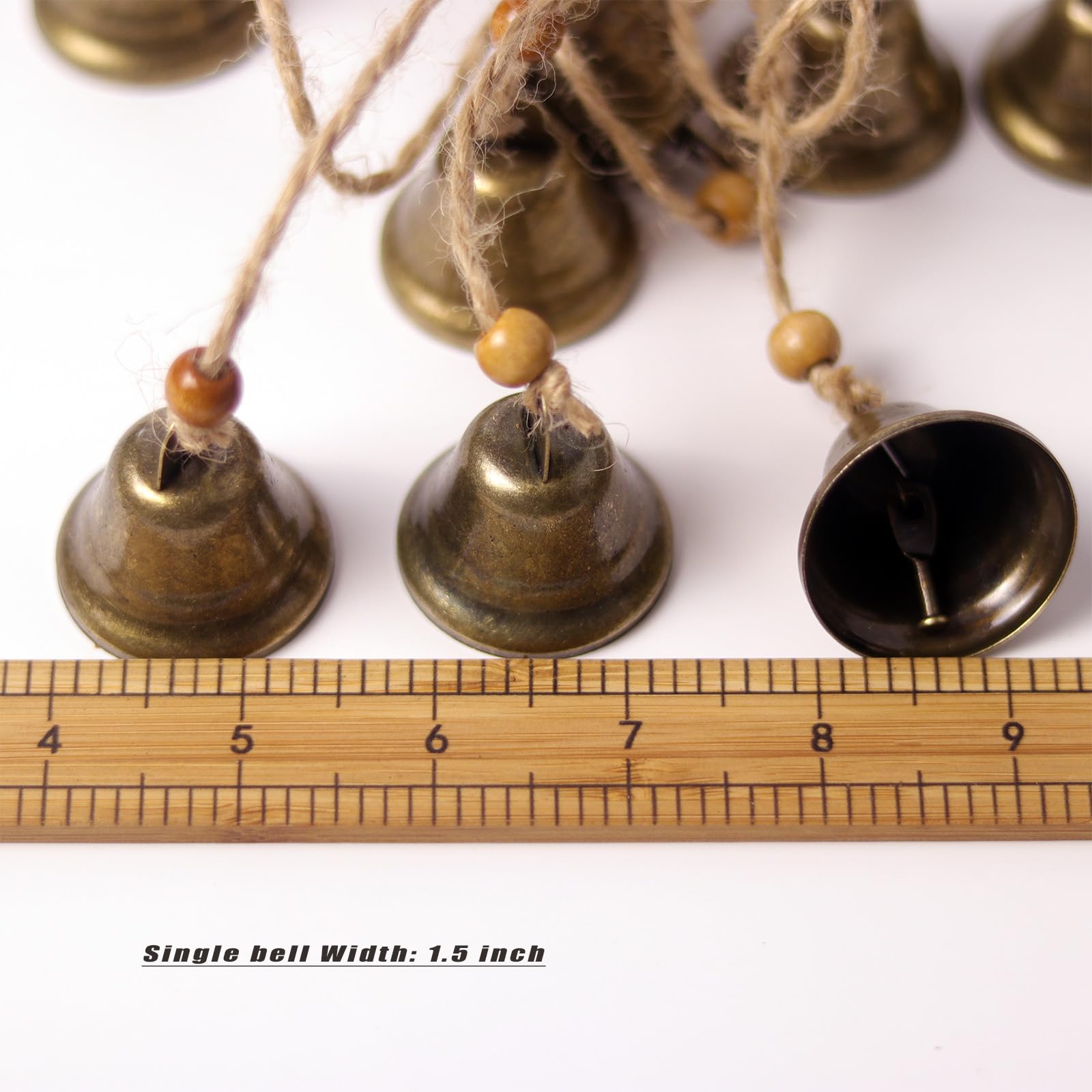 Fishknow door bell hanger brass shows two-piece design ideal for rustic entry