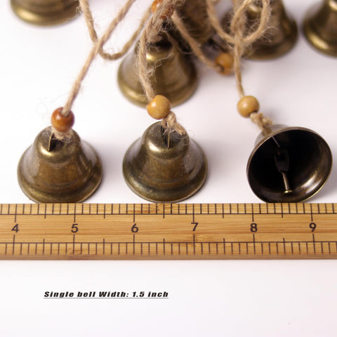 Fishknow door bell hanger brass shows two-piece design ideal for rustic entry