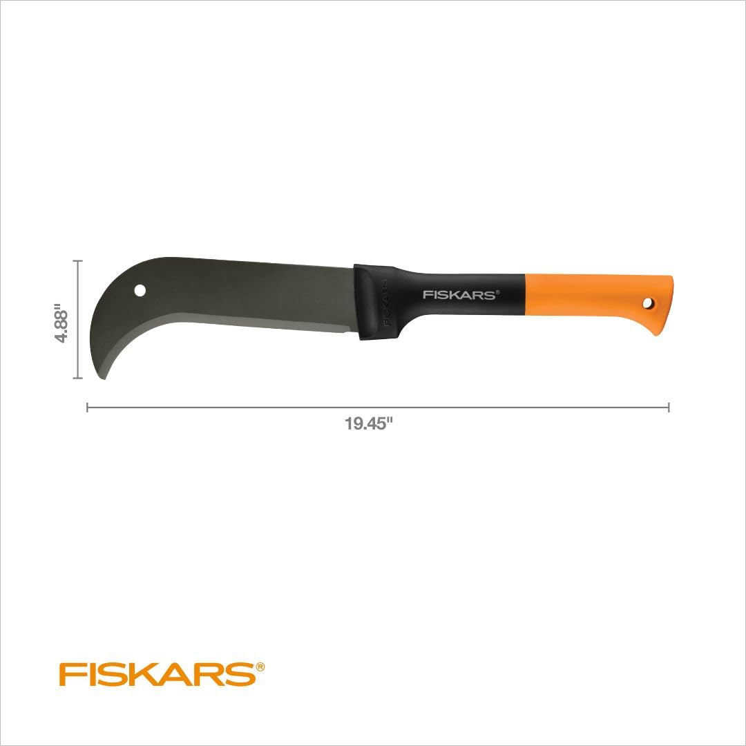 Fiskars Brush Axe curved blade ready for efficient clearing tasks