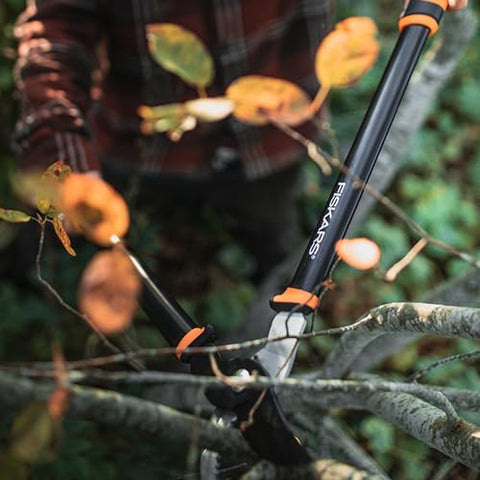 Fiskars lopper shock-absorbing system cushions joints at the end of each cut