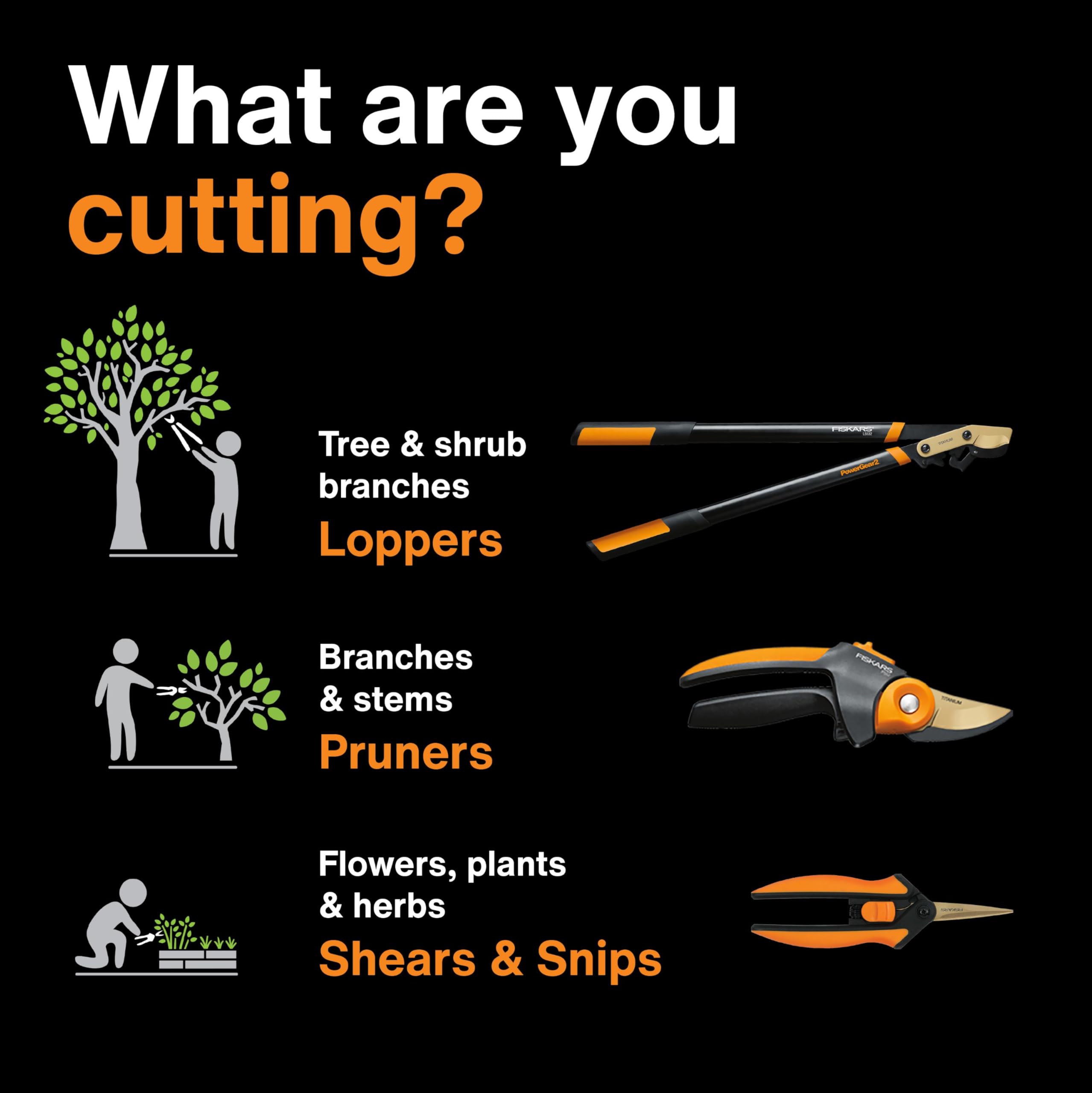 Fiskars pruning shears lightweight tool ideal for extended pruning