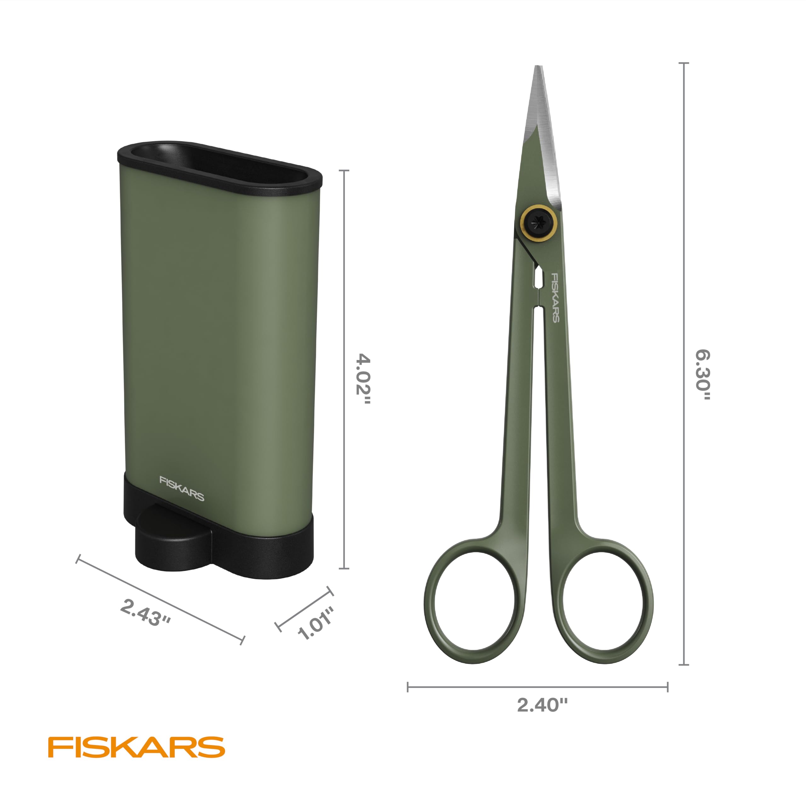Durable Fiskars blades stay sharp over time for repeated use.