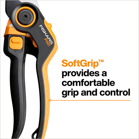 Fiskars DualAction Pruner ergonomic design reducing hand fatigue