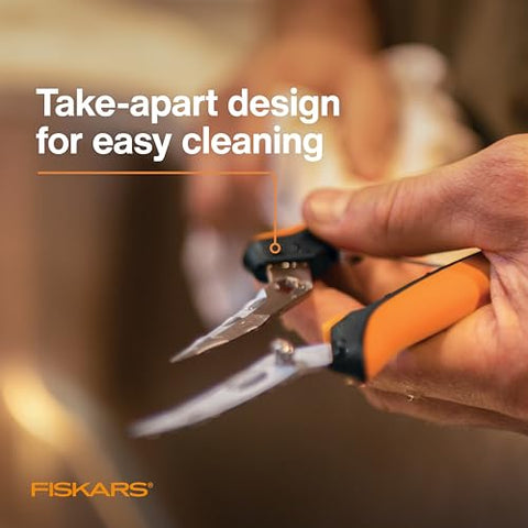 Fiskars Easy Action spring reduces hand fatigue.