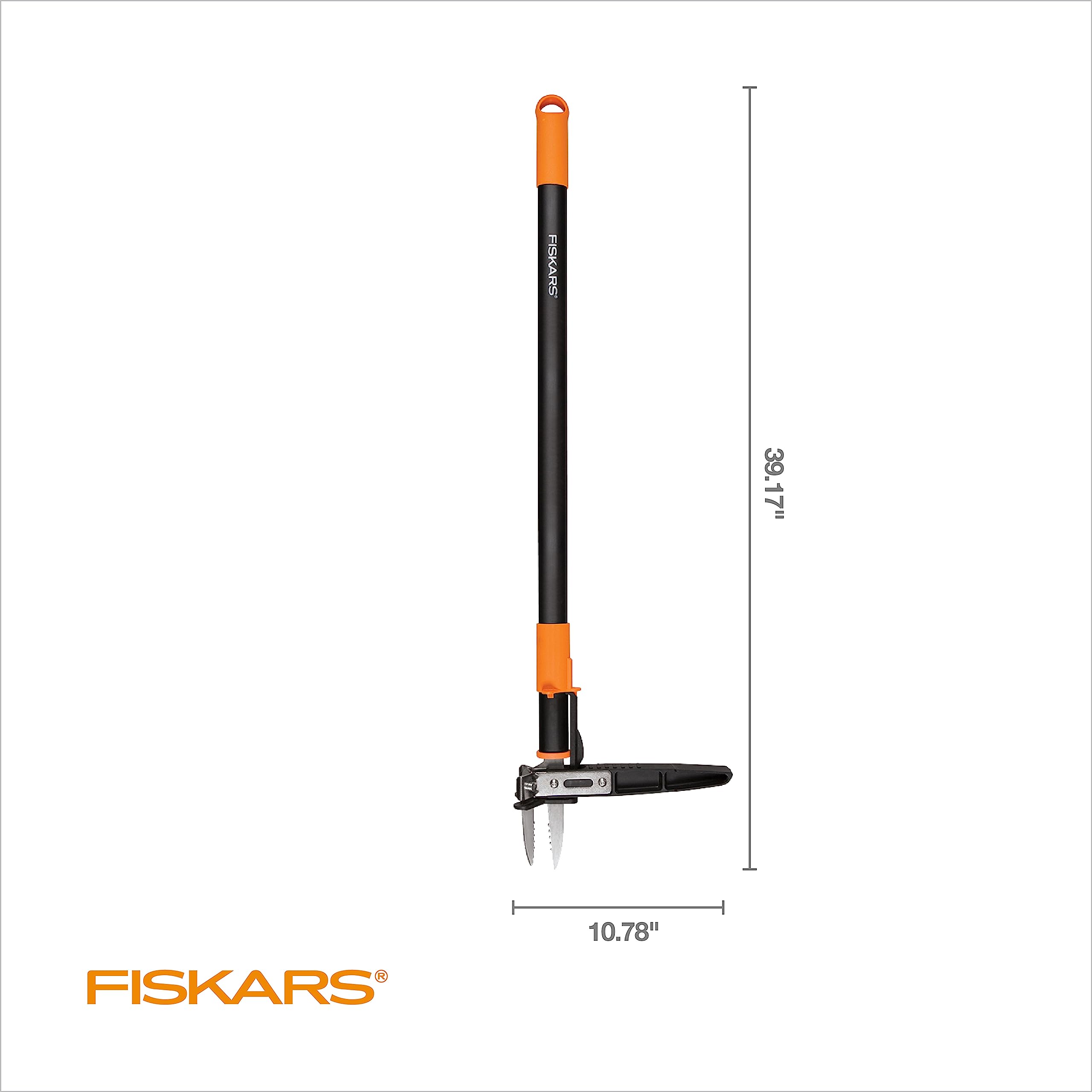 Fiskars easy-eject mechanism enables quick head clearing