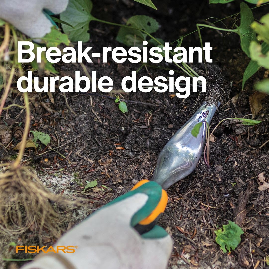 Fiskars Ergo Weeder features durable metal construction for frequent garden use.