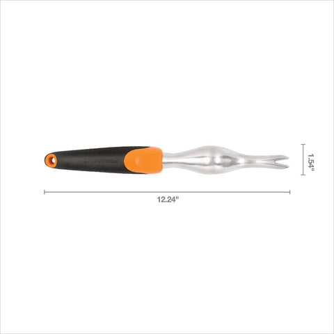 Fiskars Ergo Weeder ergonomic handle reduces wrist fatigue during long weeding sessions.