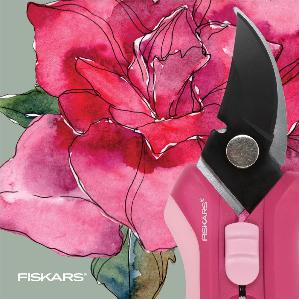 Fiskars Floral Pruner built-in wire cutter for quick prep