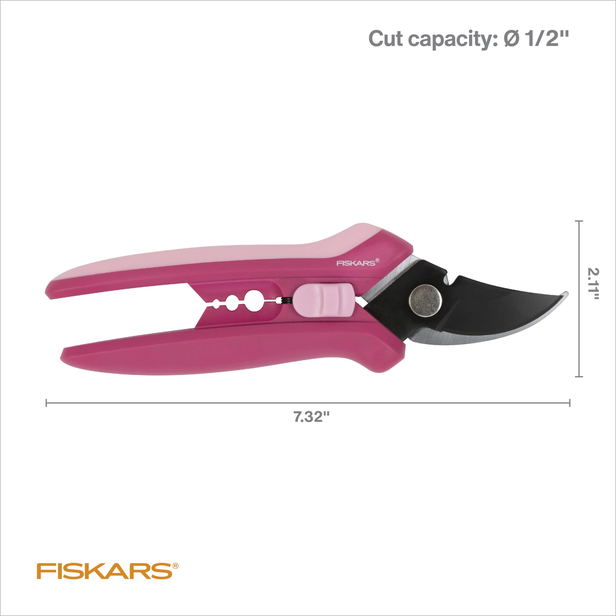 Fiskars Floral Pruner locking mechanism for safe storage