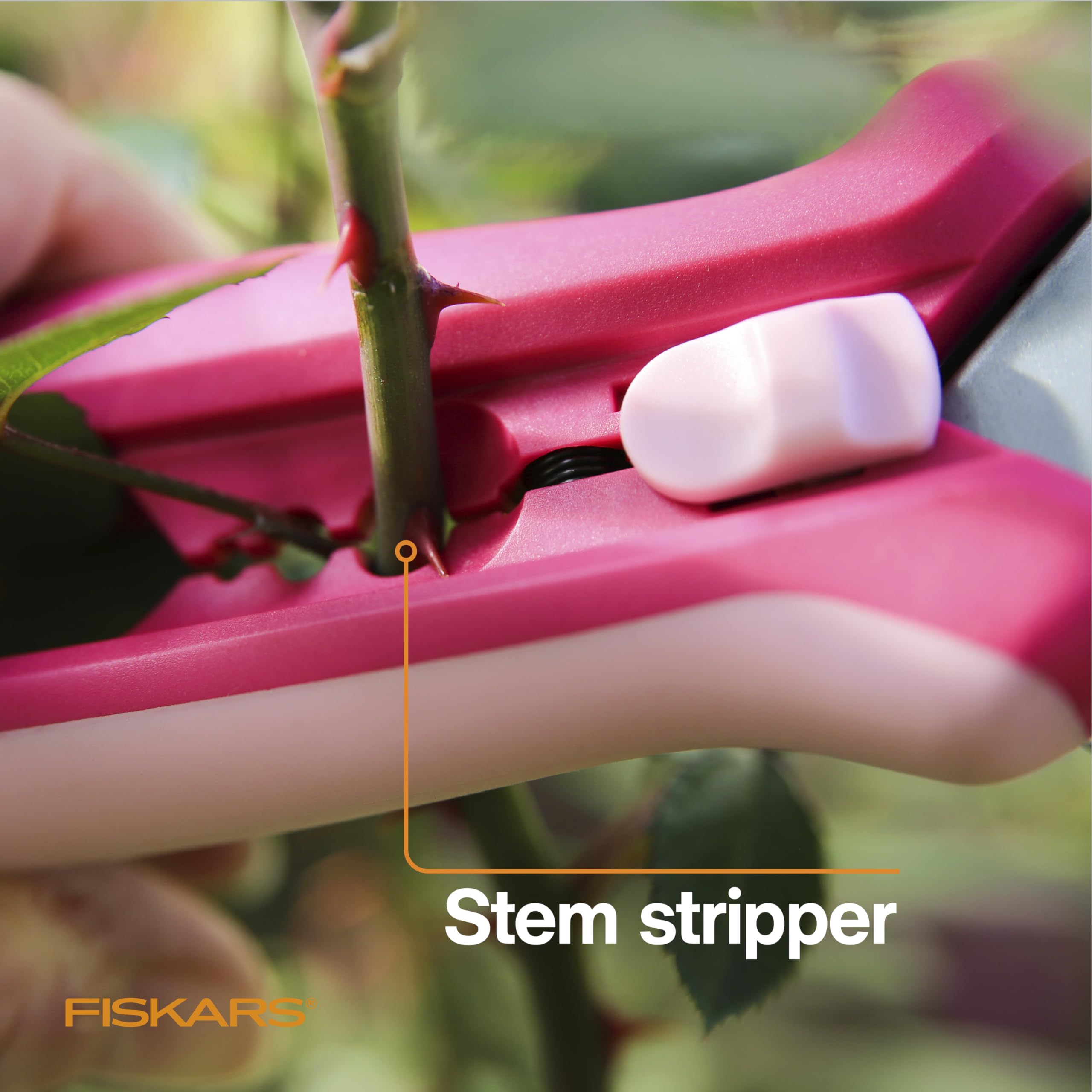 Fiskars Floral Pruner softgrip handles for comfortable gardening
