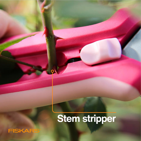 Fiskars Floral Pruner softgrip handles for comfortable gardening