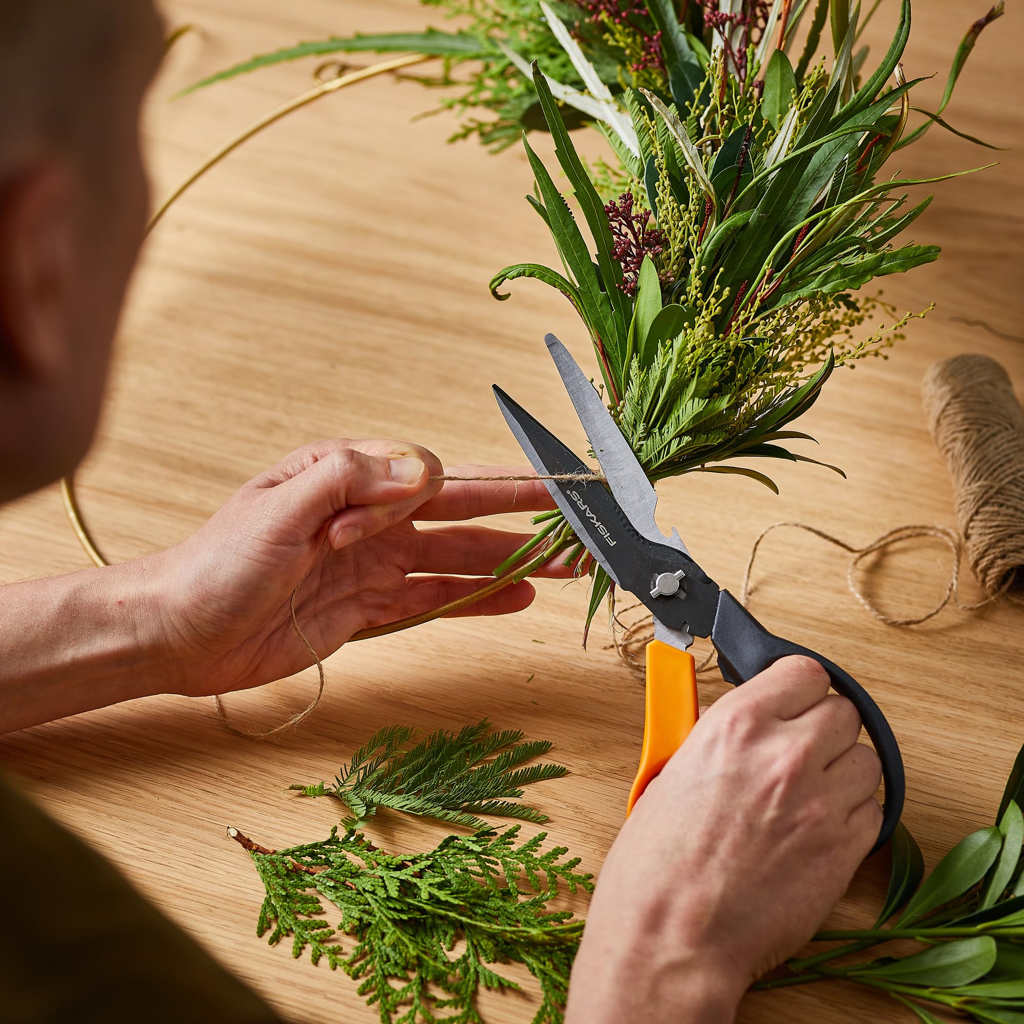 Fiskars garden scissors ergonomic handles for comfortable use