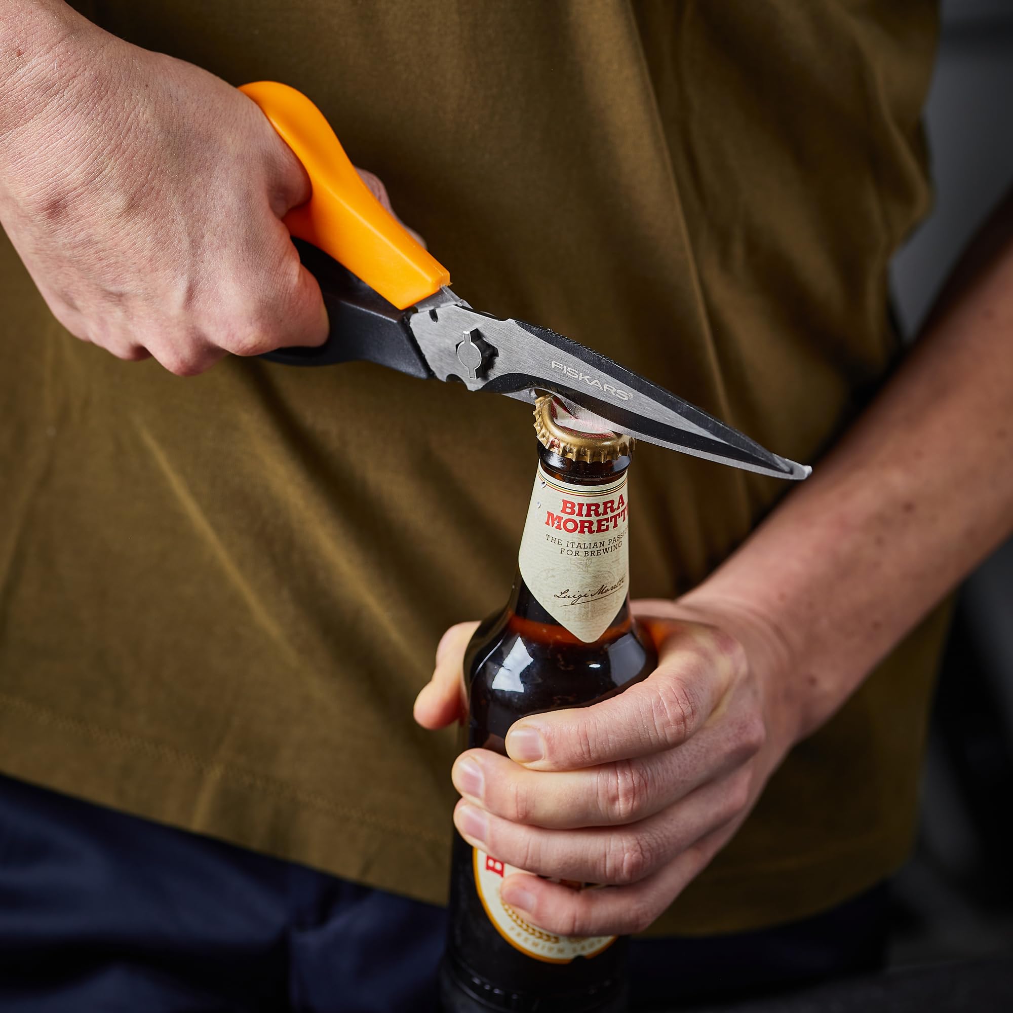 Fiskars garden scissors power notch for tougher materials