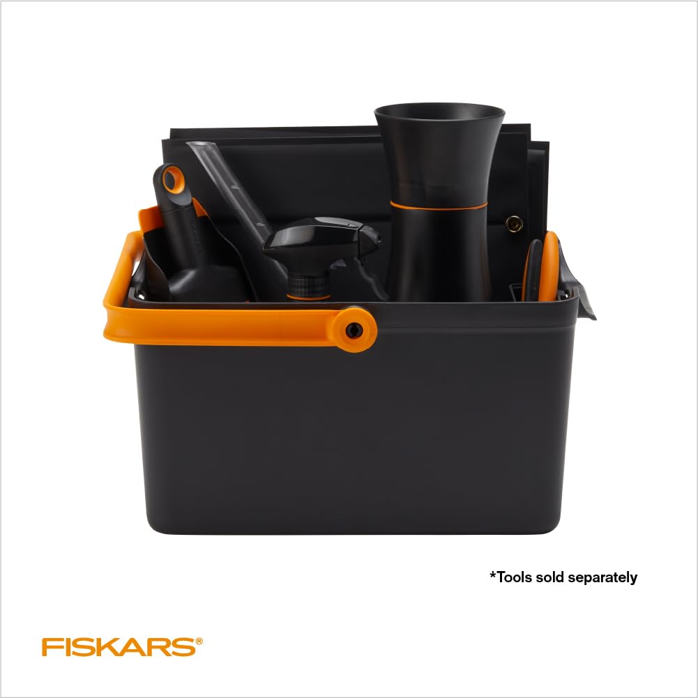 Fiskars Garden Tool Caddy supports indoor/outdoor gardening tasks with ease.