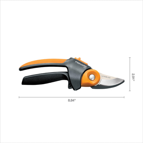 Fiskars modified gears and cam mechanism maximize leverage during cuts.