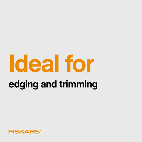 Fiskars blade lock keeps blades secured during storage.