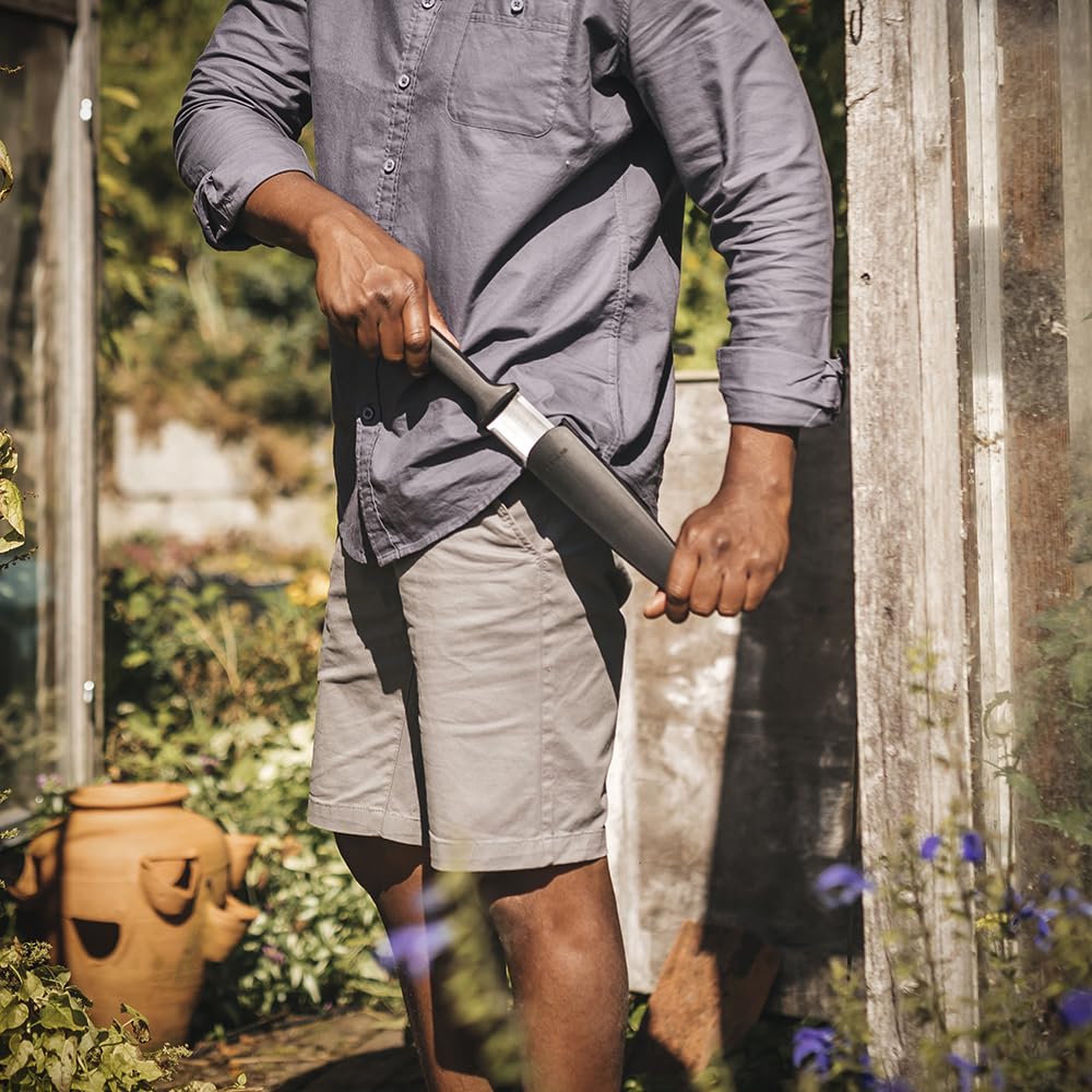 Fiskars sheath with hang hole enables quick, safe storage