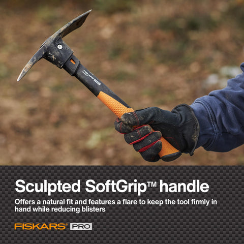 Fiskars IsoCore inseparable riveted head stays secure during forceful use