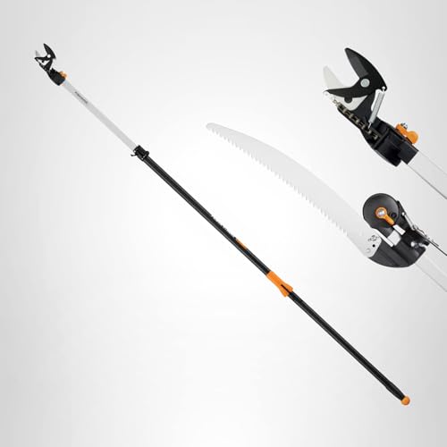 Fiskars lifetime warranty supports long-term use of the extendable pruner.