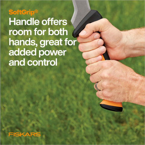 Fiskars heavy-duty utility machete for thick brush and roots