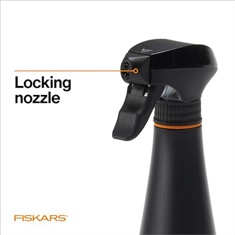 Fiskars Plant Mister Bottle features a durable resin body with 30% post-consumer recycled content.