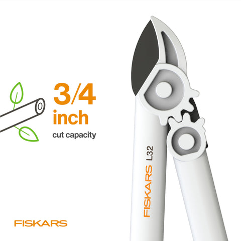 Fiskars PowerGear Lopper durable blade stays sharp and resists rust and gumming